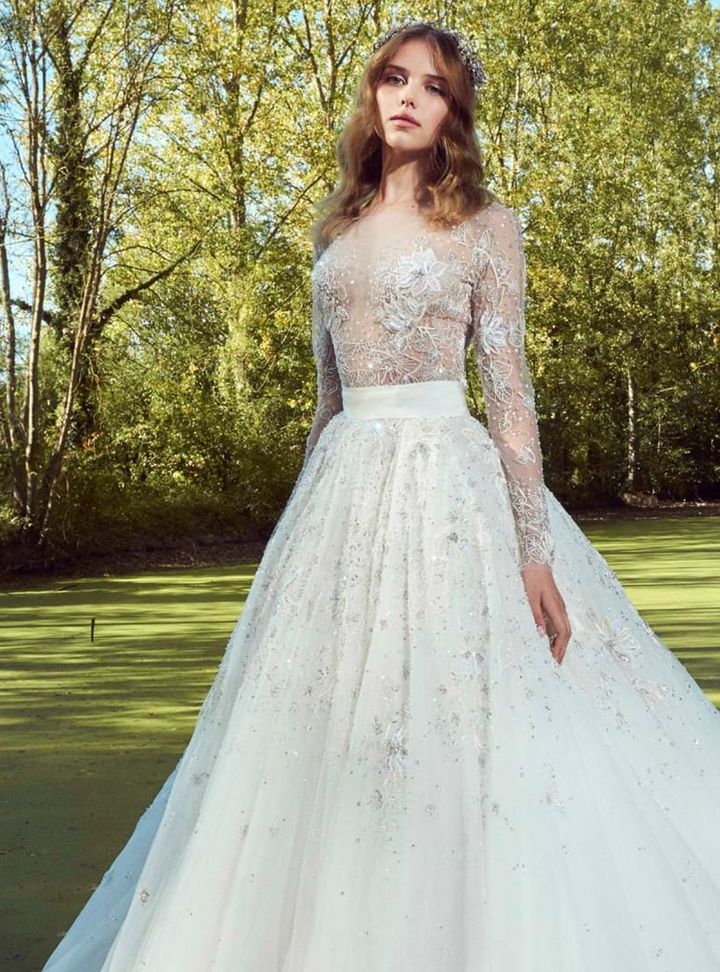 Zuhair Murad Uzun Kollu İşlemeli