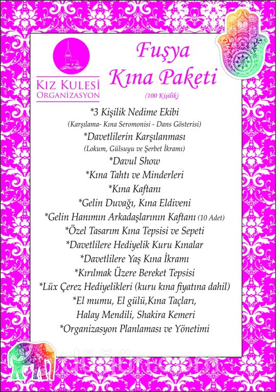 Kız Kulesi Kına Organizasyon