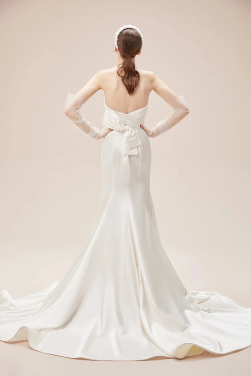 Oleg Cassini – Straplez Balık Kesim Gelinlik - 1