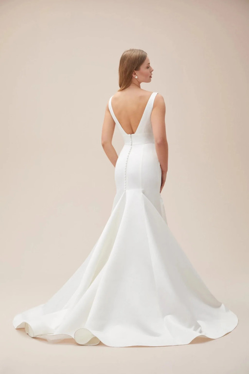 Oleg Cassini – Saten Balık Gelinlik - 2