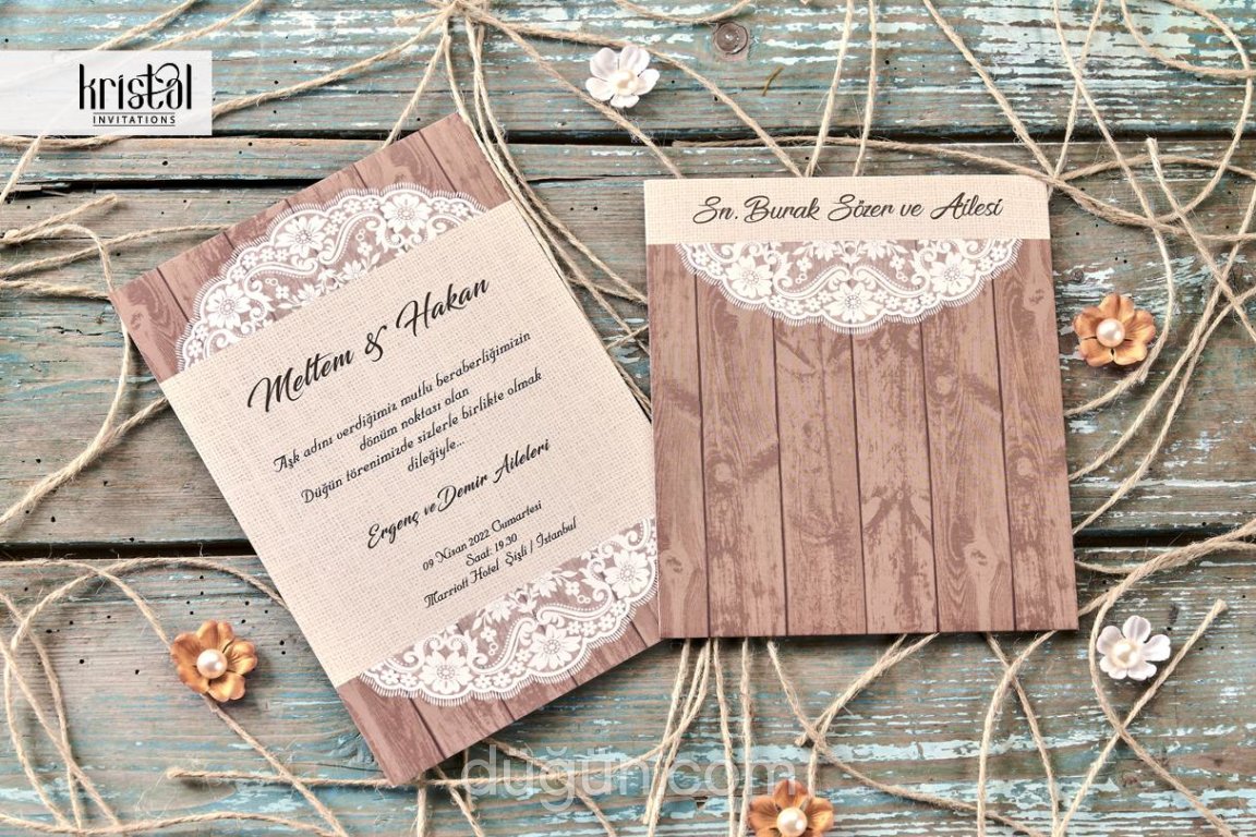 BRC Matbaa - Düğün Davetiyesi