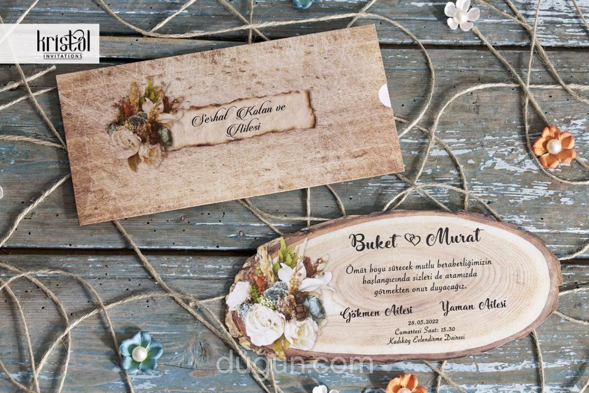 BRC Matbaa - Düğün Davetiyesi