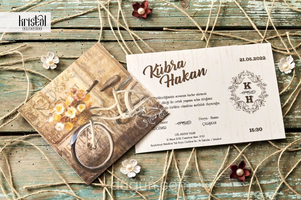 BRC Matbaa - Düğün Davetiyesi