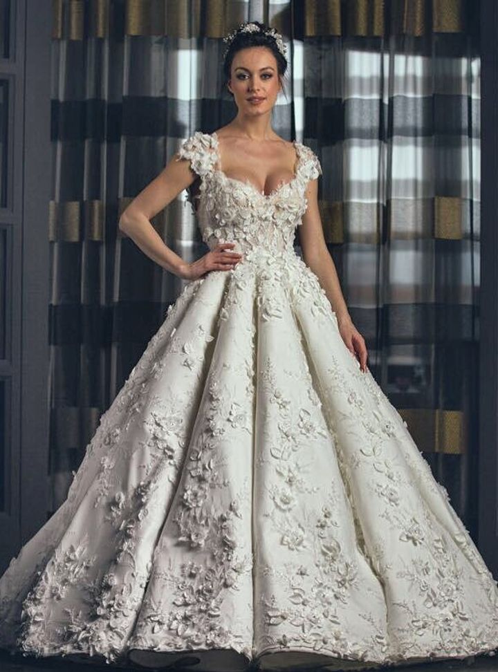 Askılı Prenses Gelinlik