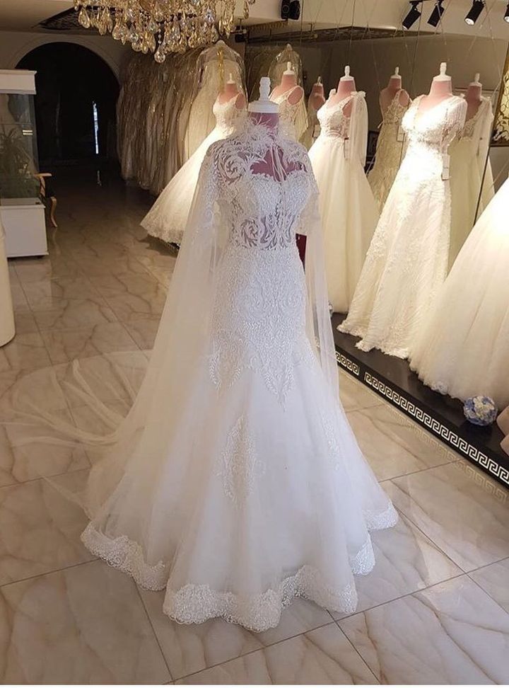 PCW 13 Balık Kesim Straplez Göğüs Dekolteli Gelinlik