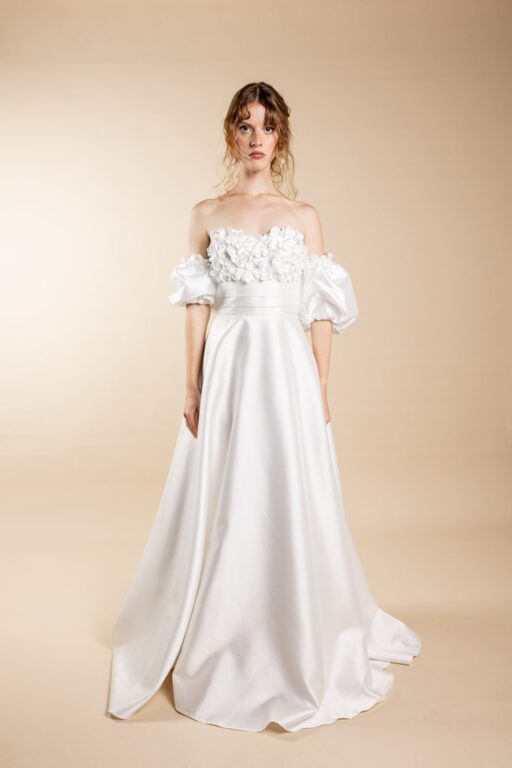 Straplez A Kesim Gelinlik