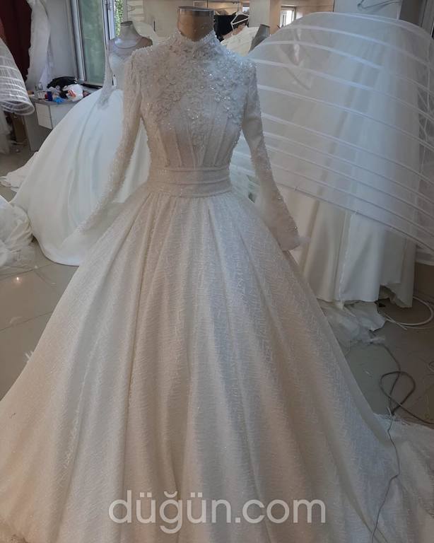 Wow Fashion Bride 1 Prenses kesim Hakim yaka  Romantik gelinlik