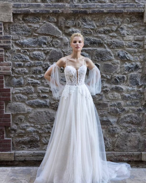 NSC 45 A Kesim Helen Sırt Dekolteli Gelinlik 4