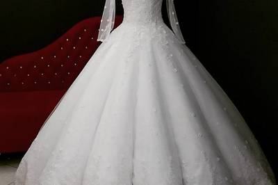 Altın İnci Gelinlik