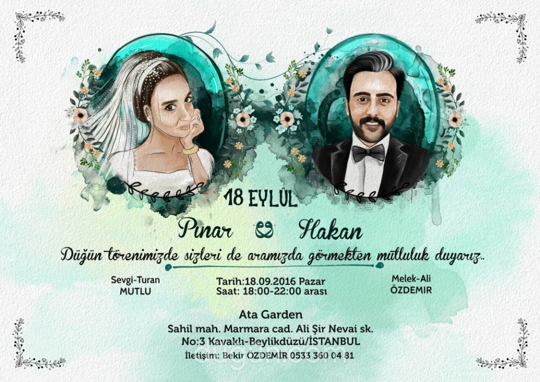 Çizen Kız Davetiye