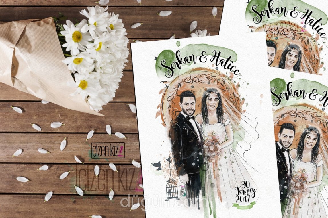 Çizen Kız Davetiye