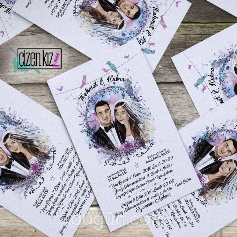 Çizen Kız Davetiye