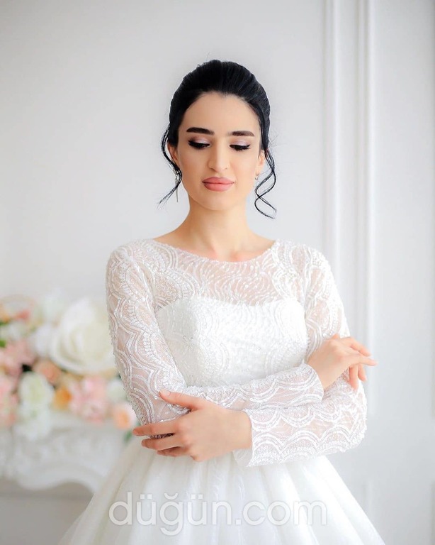 Jorjet Moda Evi 13 Prenses kesim Kayık yaka Romantik gelinlik - 2