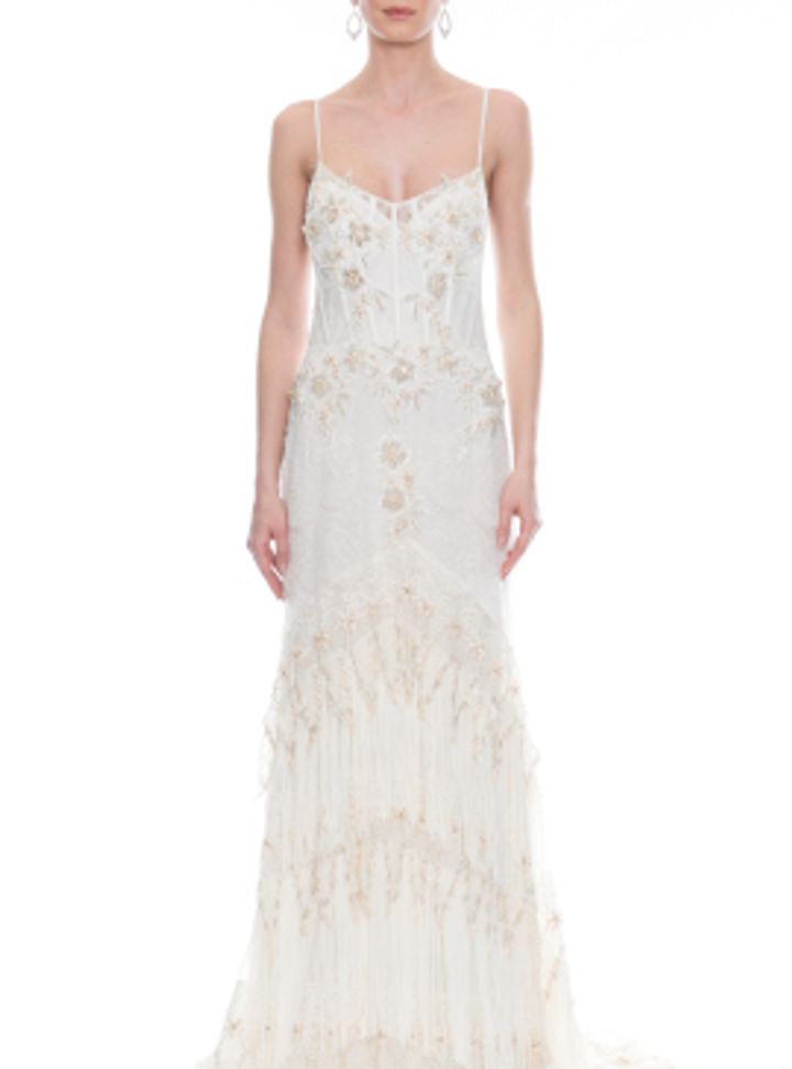 Dcey Bridal Fabrega İşlemeli Elbise