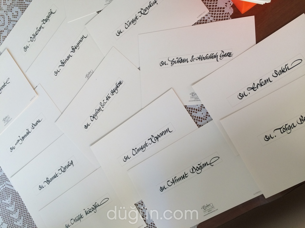 Burak Kaligrafi Ve Davetiye Yazımı