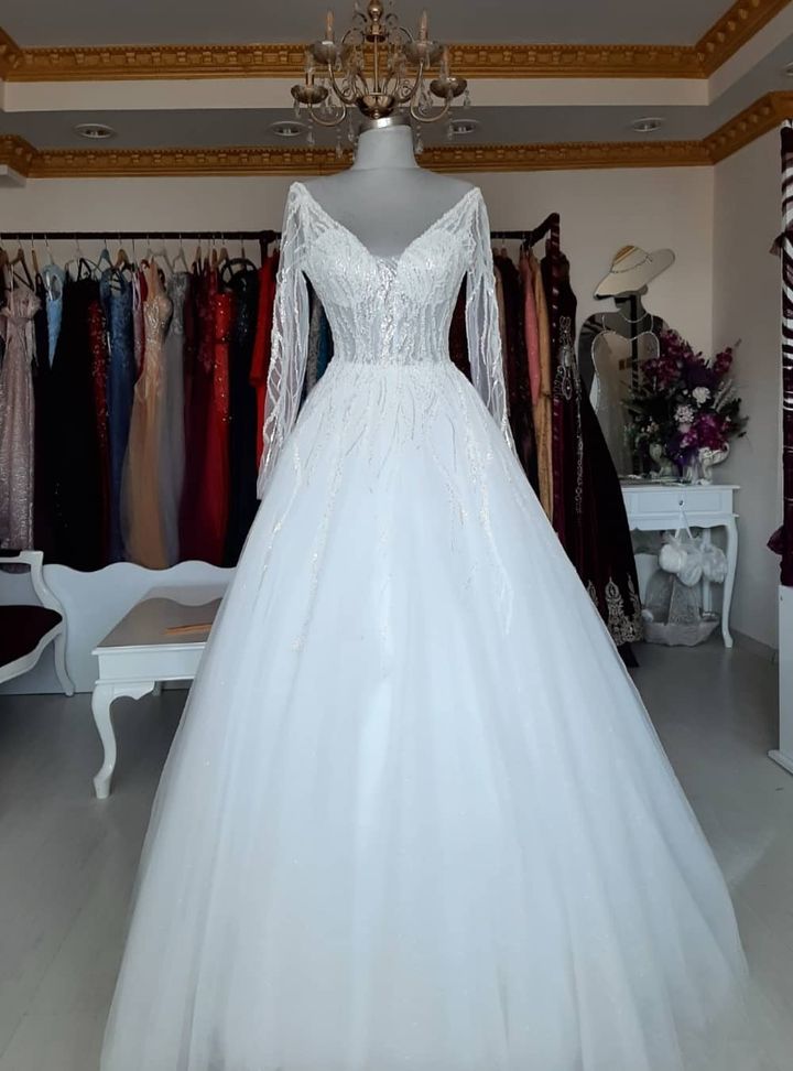 V Yaka A Kesim Gelinlik