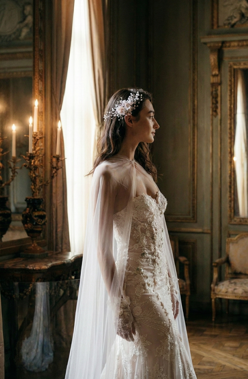 IDGA-3339-25 Balık Kesim Straplez Tarlatansız Gelinlik 3