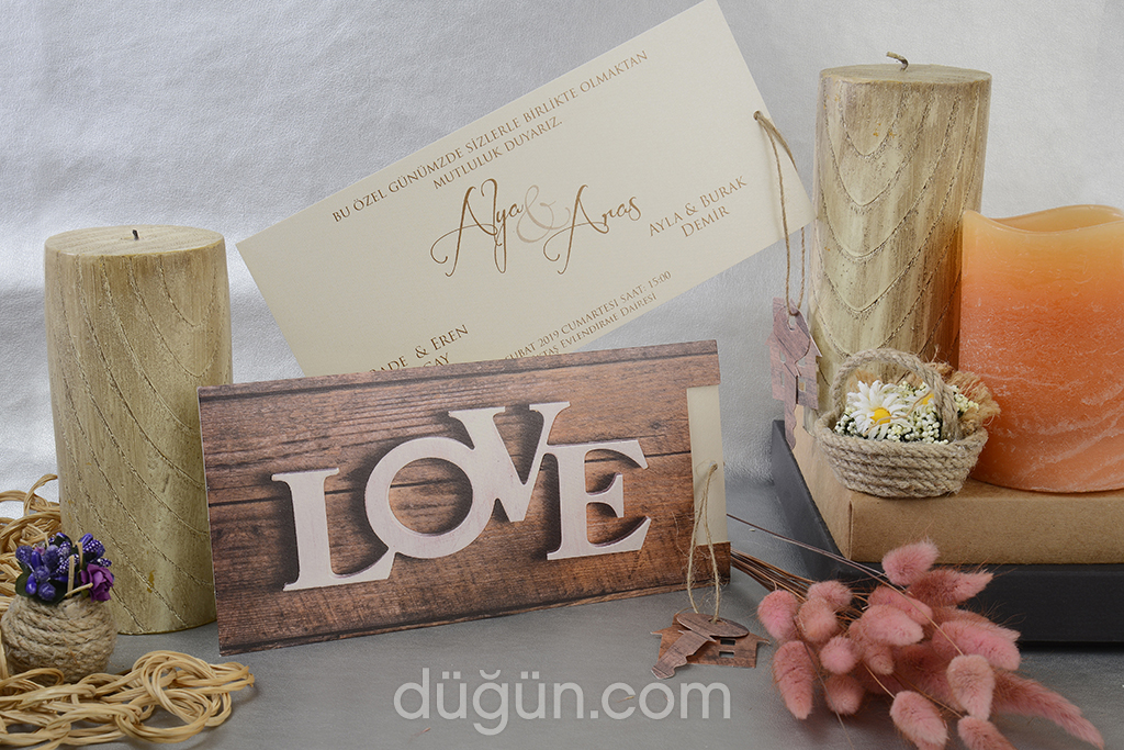 Davetiyecim / Kaligrafi