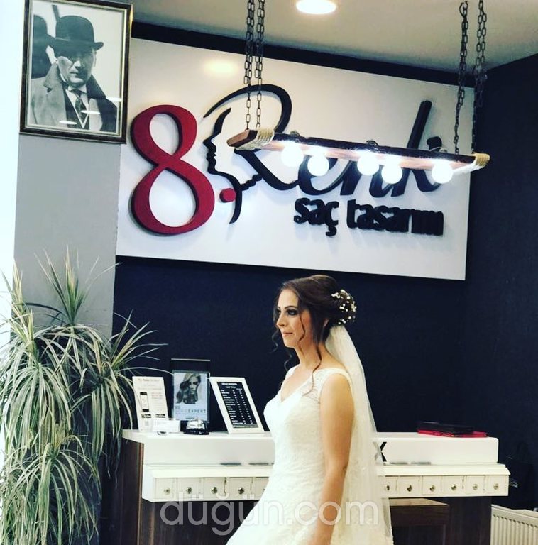 8. Renk Saç Tasarım