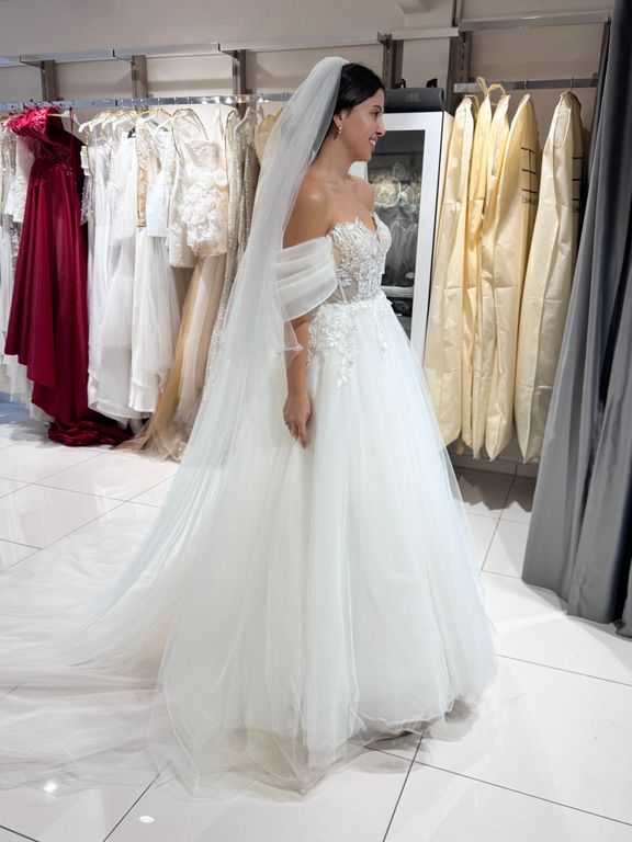 trent gelinlik Prenses Kesim Straplez Modern Gelinlik 2