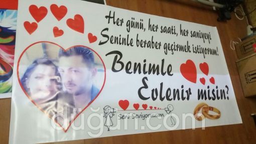Evlenme Teklifi Pankartı