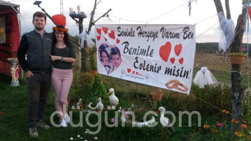 Evlenme Teklifi Pankartı