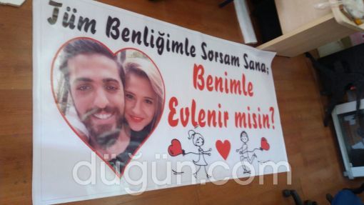 Evlenme Teklifi Pankartı