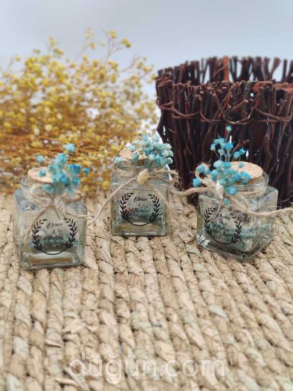 Mini Kavanoz Nikah Şekeri Kutusu