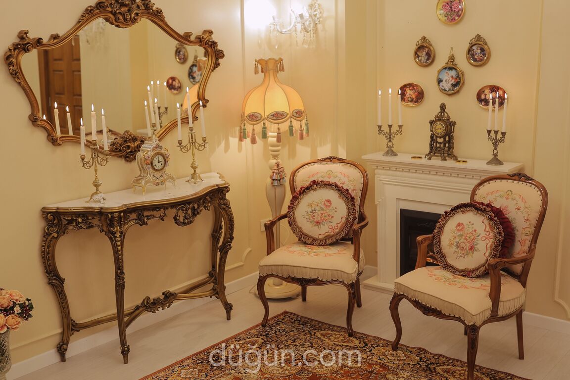 Elifçe Şirin Mutfak Beyaz Salon Vintage