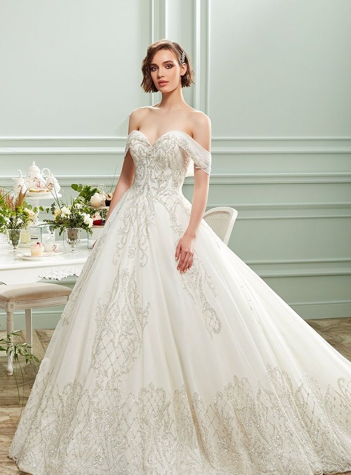 DB-116 A Kesim Bohem Straplez Gelinlik