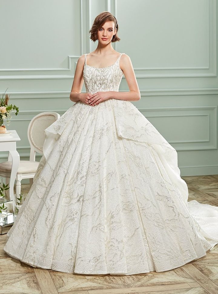 DB-122 Bohem Prenses Kesim Sırt Dekolteli Gelinlik