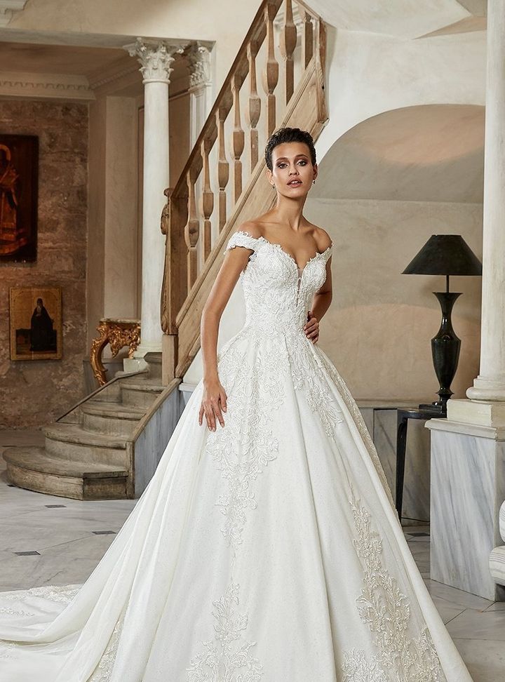 DB-103 A Kesim Bohem Sırt Dekolteli Gelinlik