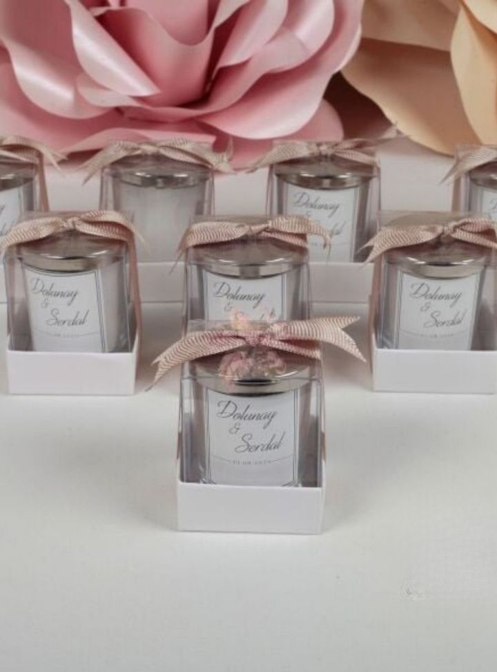 Gümüş Kapaklı Mum Hediyeliği