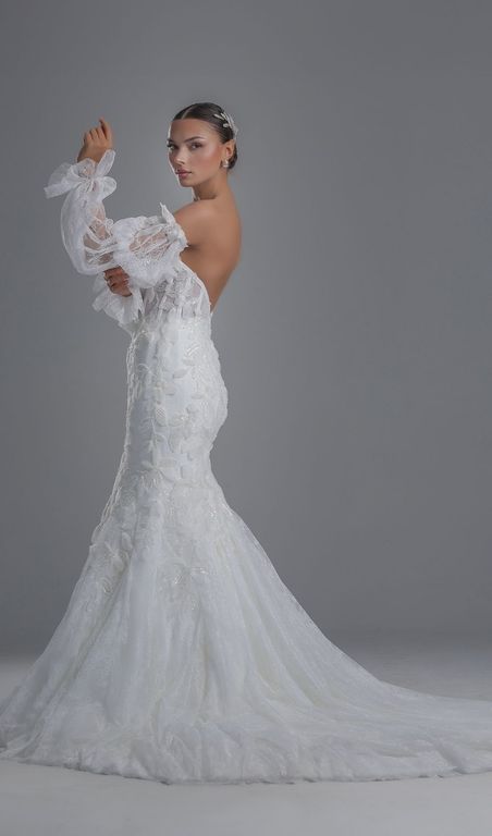 April Balık Kesim Bohem Helen Gelinlik 2