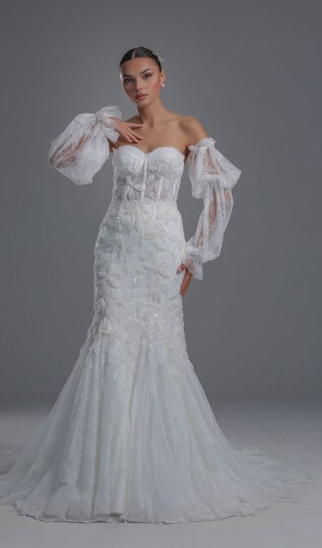 April Balık Kesim Bohem Helen Gelinlik 1