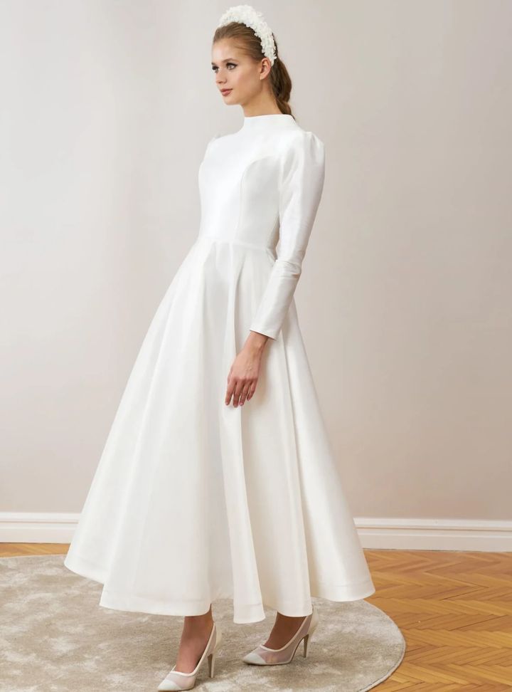 Hakim Yaka A Kesim Nikah Elbisesi