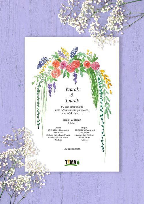 TEMA Vakfı Davetiye