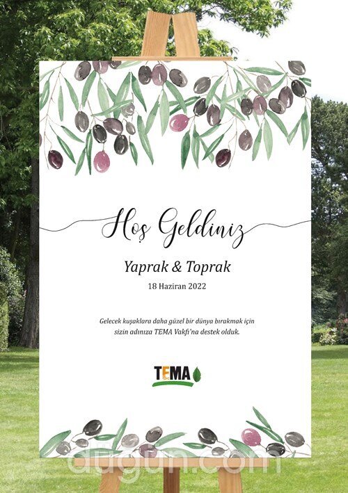TEMA Vakfı Nikah Kartı ve Magneti