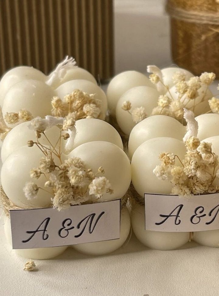 Rustik Görünümlü Mum