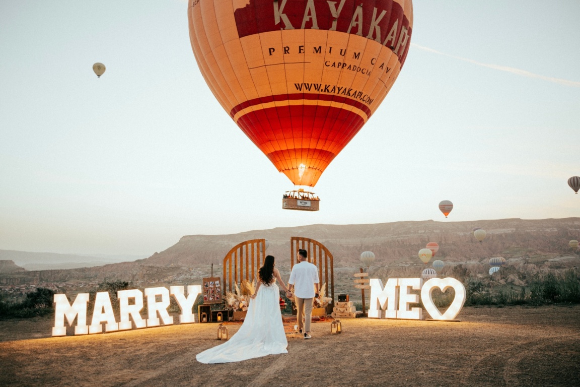 Kapadokya Evlilik Teklifi Şemsiye Organizasyon