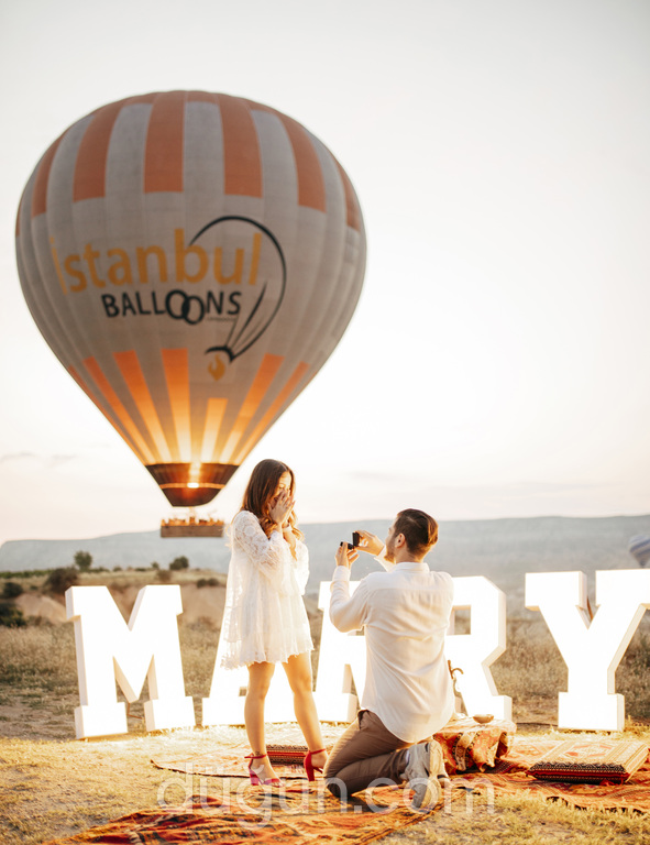 Kapadokya Evlilik Teklifi Şemsiye Organizasyon