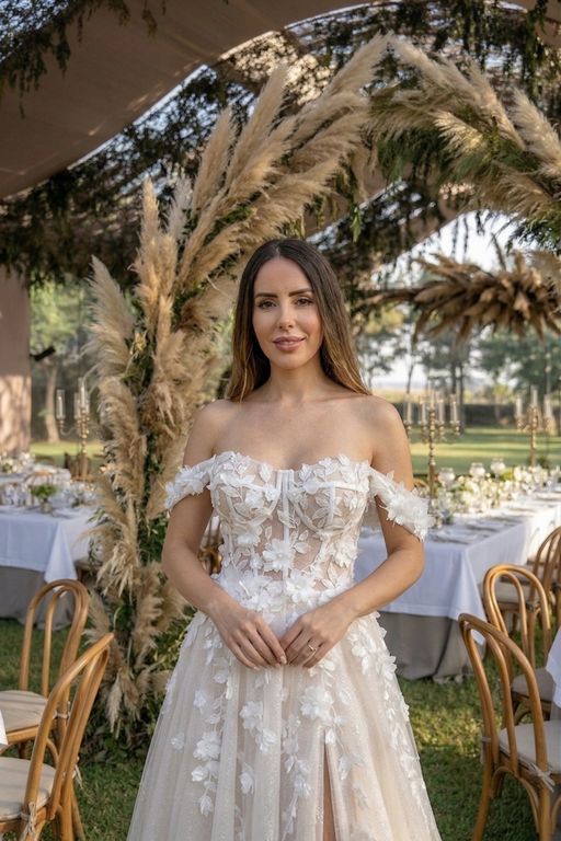 AC-48-25 A Kesim Helen Tarlatansız Gelinlik 3