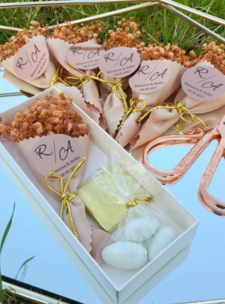 AN-23-26 Çikolata / Kurabiye Şeker Nikah Hediyelik