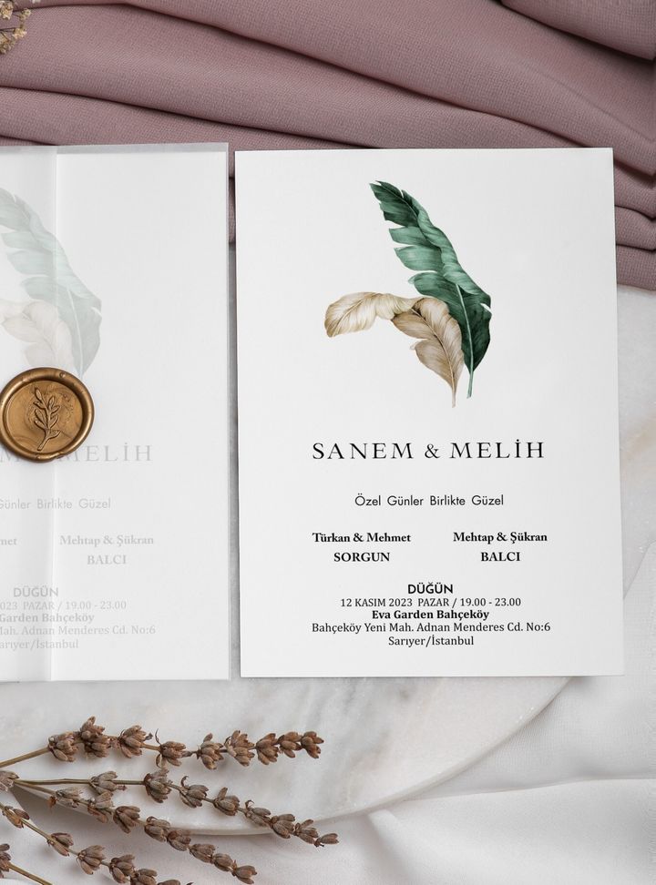 Kuştüyü Detaylı Davetiye