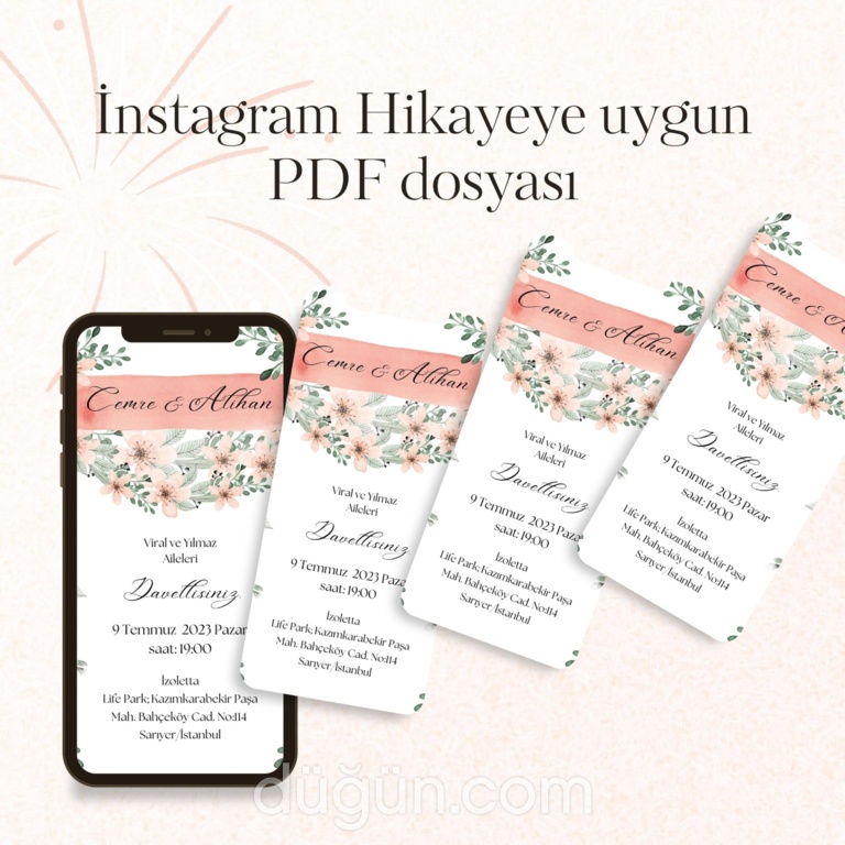 Lucemade Dijital Düğün Davetiyesi