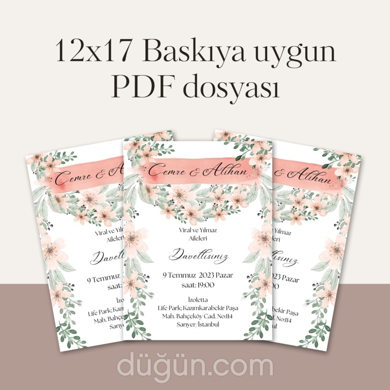 Lucemade Dijital Düğün Davetiyesi