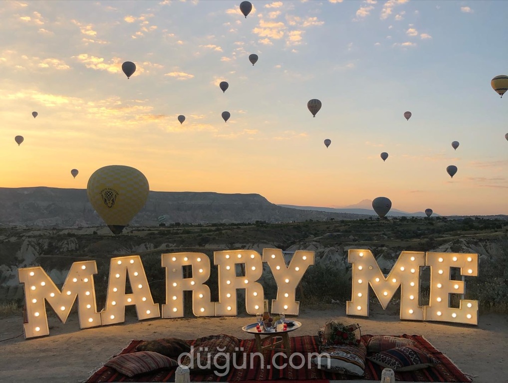 Parti Kapadokya Evlilik Teklifi