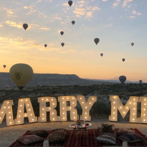 Parti Kapadokya Evlilik Teklifi Fiyatları - Evlilik Teklifi Nevşehir