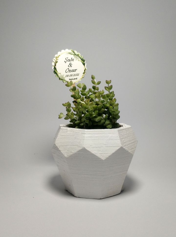 Beton Saksı Hediyelik-8
