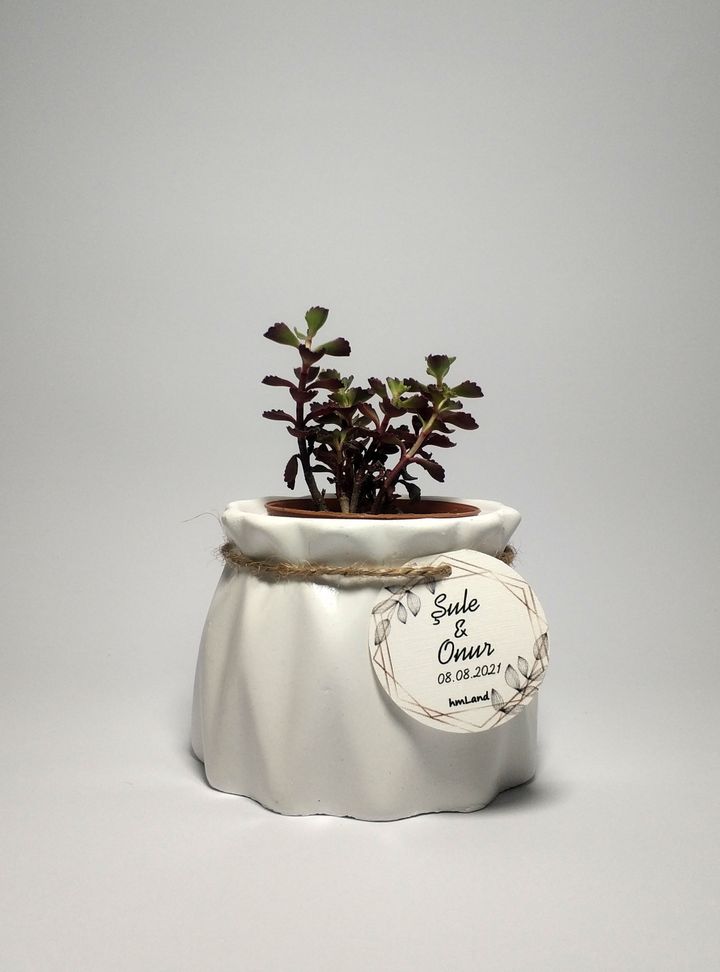 Beton Saksı Hediyelik-7